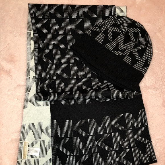 Michael Kors Accessories - Michael Kors matching scarf and hat set